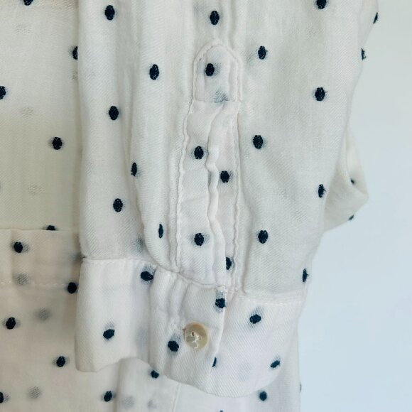 Zara Long Sleeve Polka Dot Shirt - Picture 4 of 6